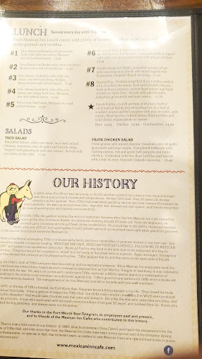 Menu Mexican Inn Cafe - 25