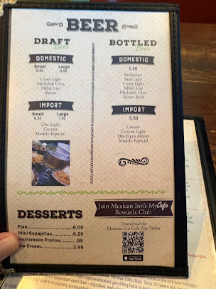 Menu Mexican Inn Cafe - 27