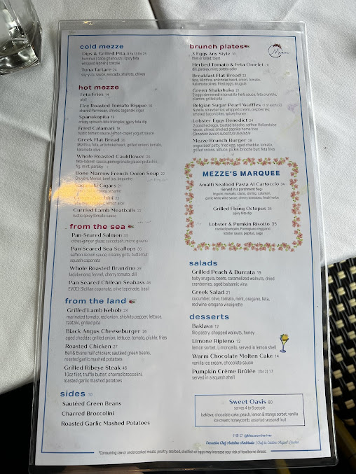 Menu Mezze On The River - 22