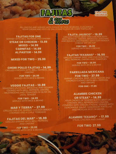 Menu Mi Cabana Mexican Restaurant #10 - 22