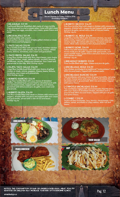Menu Mi Rancho Alegre - 21