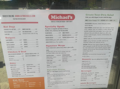 Menu Michael’s Grill & Salad Bar - 20