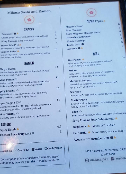 Menu Mikasa Sushi And Ramen - 22