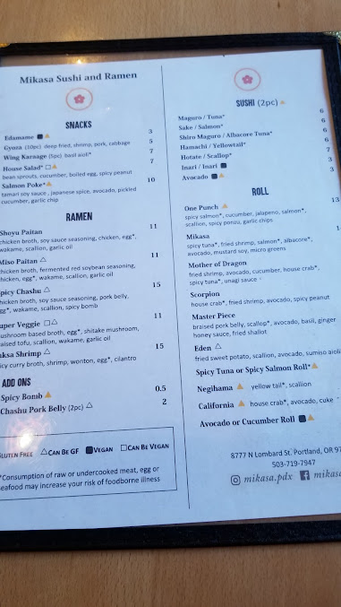 Menu Mikasa Sushi And Ramen - 24