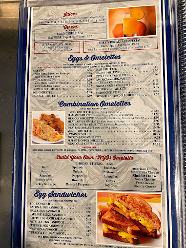 Menu Mike's Diner Of Brooklyn - 23