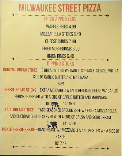 Menu Milwaukee Street Pizza - 20