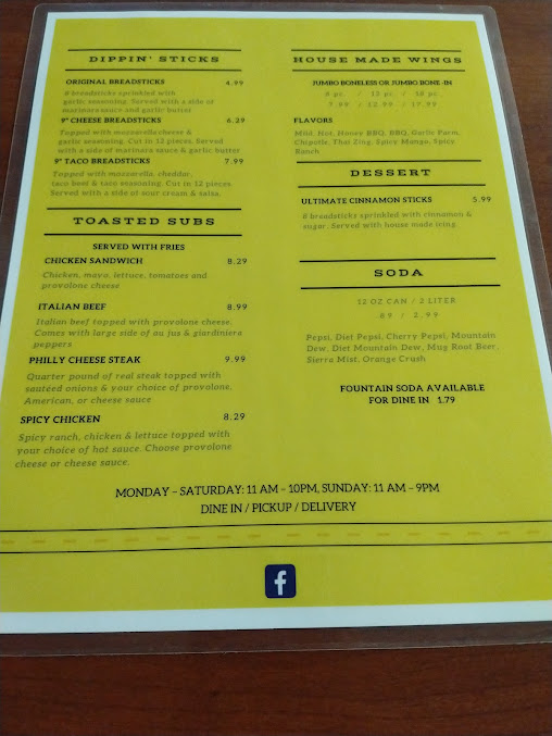 Menu Milwaukee Street Pizza - 25