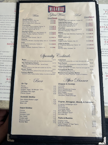 Menu Miramar Bistro - 29