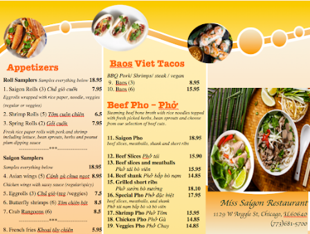 Menu Miss Saigon Restaurant - 21