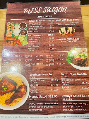 Menu Miss Saigon Restaurant - 23