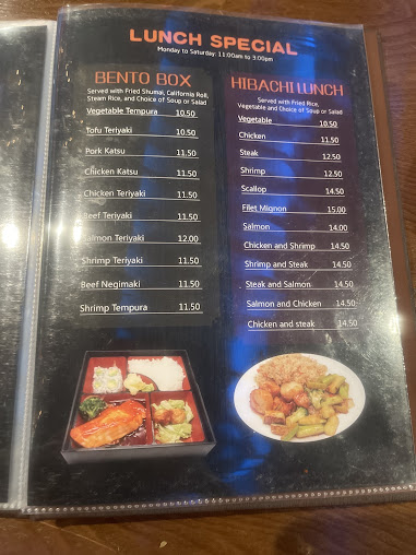Menu Mizu Japanese Restaurant Niles - 19