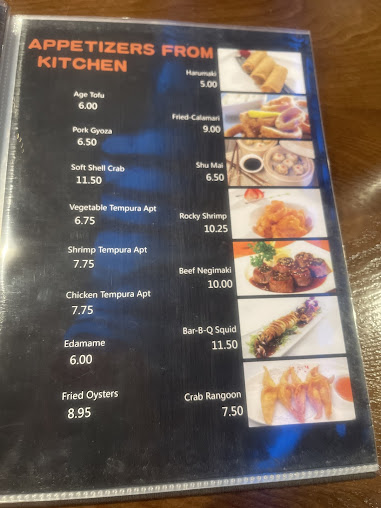 Menu Mizu Japanese Restaurant Niles - 26