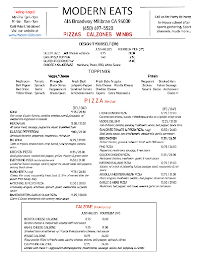 Menu Modern Eats - 19