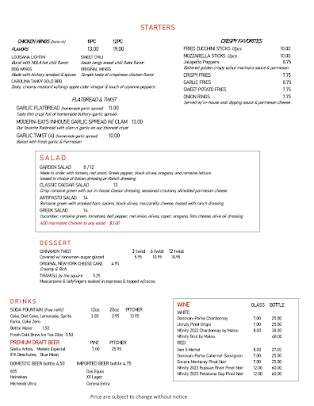 Menu Modern Eats - 20