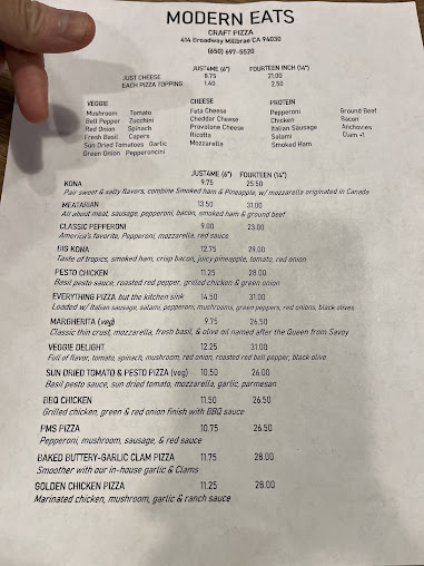 Menu Modern Eats - 22