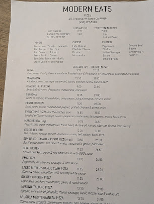 Menu Modern Eats - 24