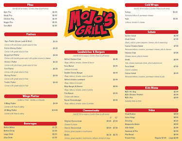 Menu Mojo's Grill - 20