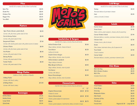 Menu Mojo's Grill - 23