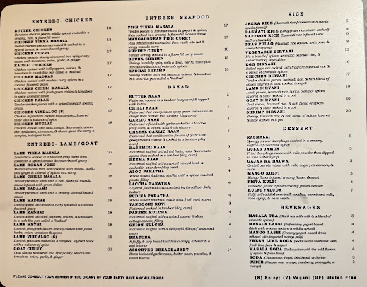 Menu Moksha Indian Grill - 22
