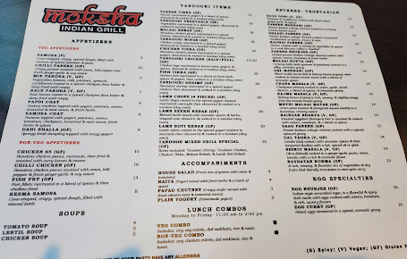 Menu Moksha Indian Grill - 23