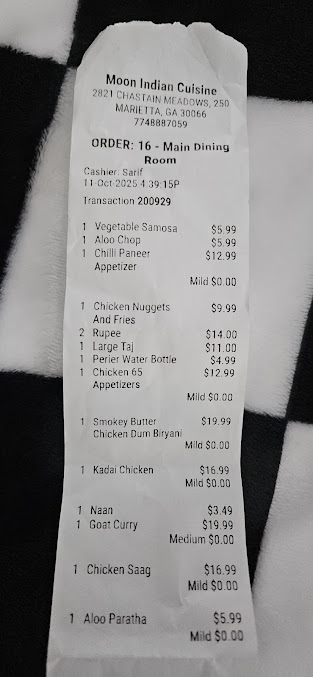 Menu Moon Indian Cuisine - 21