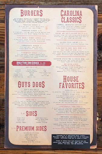 Menu Moonrunners Saloon - South Garner - 20