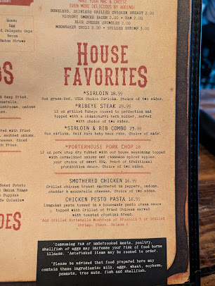 Menu Moonrunners Saloon - South Garner - 28