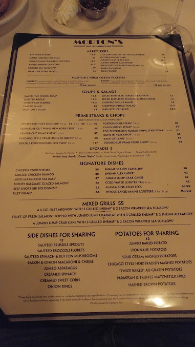 Menu Morton's The Steakhouse - 26