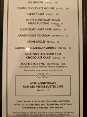 Menu Morton's The Steakhouse - 27