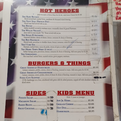Menu Mozos Great American Heroes - 23