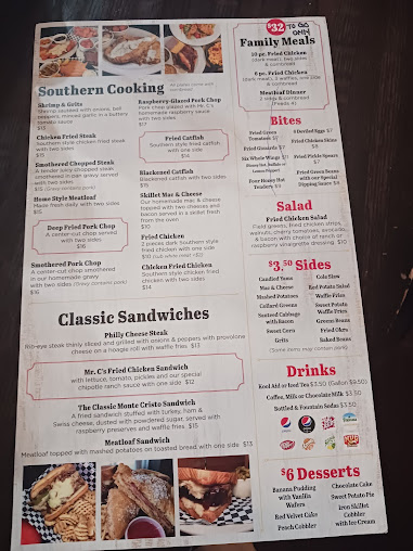 Menu Mr Cs Fried Chicken Waffles - 27