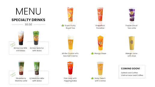 Menu Mr Green Bubble - 22