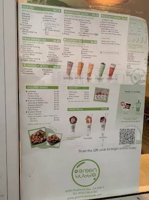 Menu Mr Green Bubble - 23