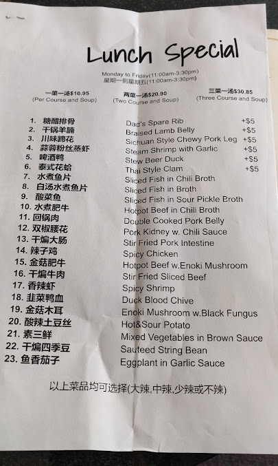 Menu Mrs. Fish - 25