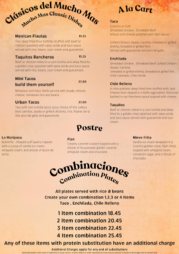 Menu Mucho Mas - 21