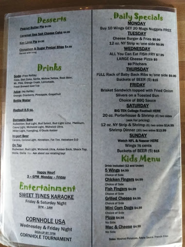 Menu Mugs N Jugs Family Grille - 22