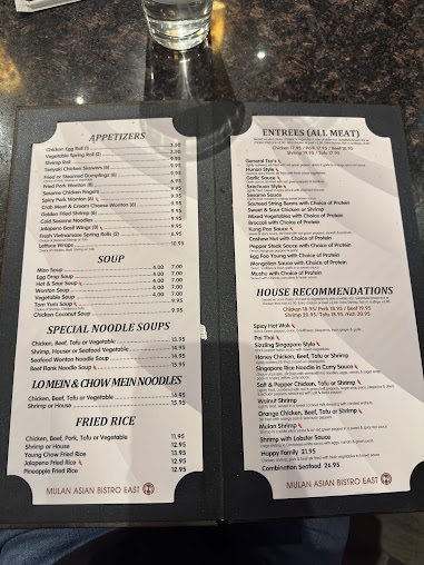 Menu Mulan Asian Bistro East - 25