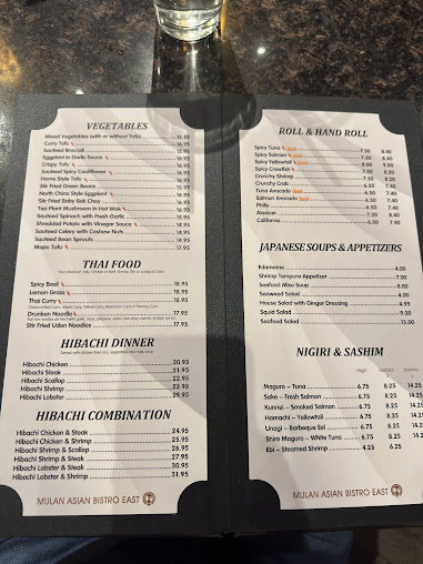 Menu Mulan Asian Bistro East - 28