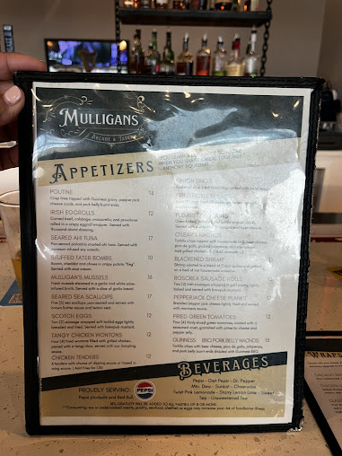 Menu Mulligans Arcade & Tavern - 23