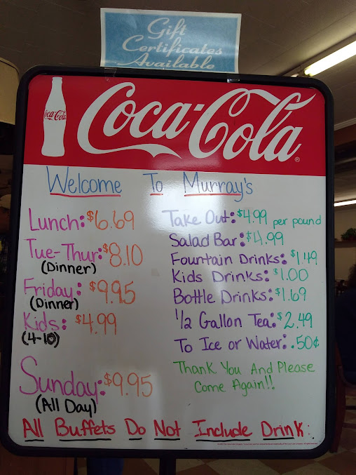 Menu Murray's Restaurant - 22