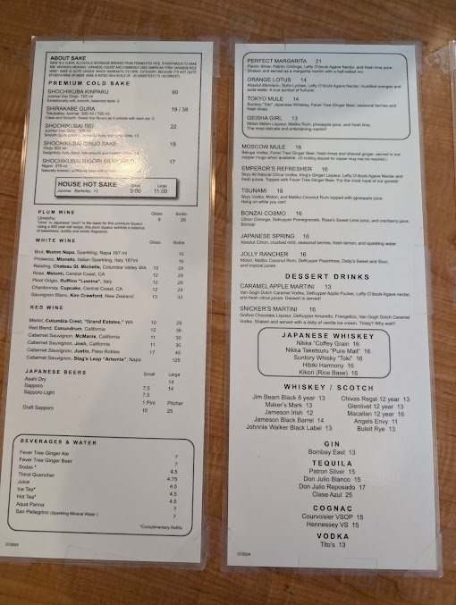 Menu Musashi Japanese Cuisine - 20