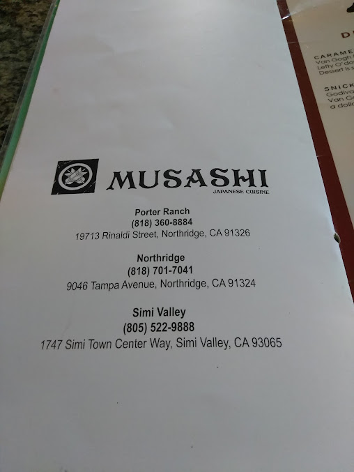 Menu Musashi Japanese Cuisine - 28