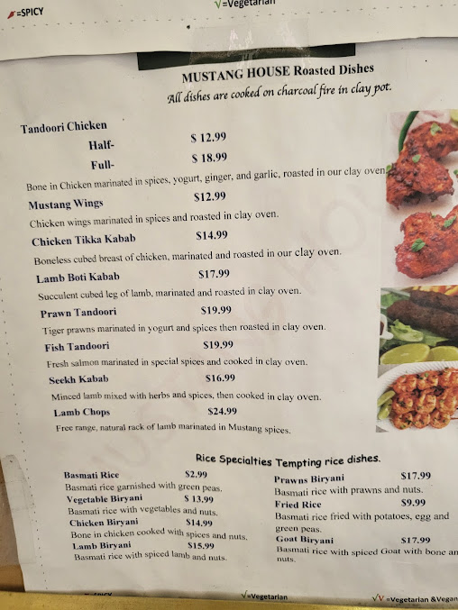 Menu Mustang House - 25