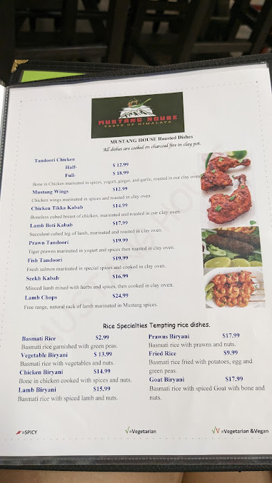 Menu Mustang House - 26