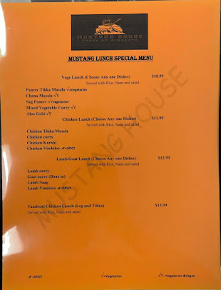 Menu Mustang House - 27
