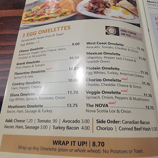 Menu My 3 Sons Diner - 20