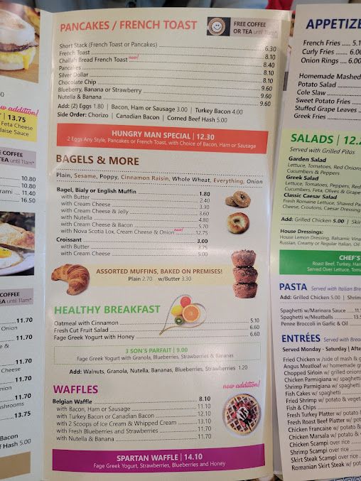 Menu My 3 Sons Diner - 23