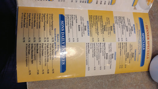 Menu My 3 Sons Diner - 24