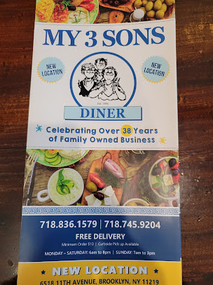 Menu My 3 Sons Diner - 29