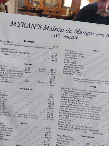 Menu Myrans Maison De Manger - 26